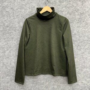 Under Armour Women's Top Activewear Golf Running Jogging, Olive Green, Size M